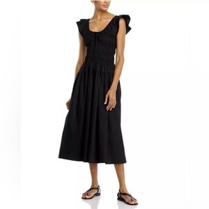 Moon River Shirred Dress